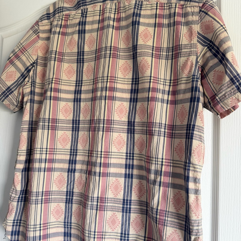 Ralph Lauren Double RL Men's Jacquard Madras workshirt - Large - Picture 8 of 9